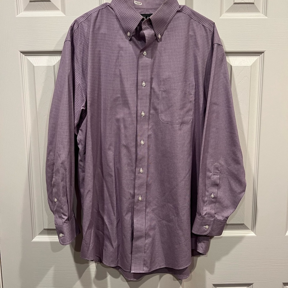 Jos. A. Bank Men's Purple Button Down Shirt